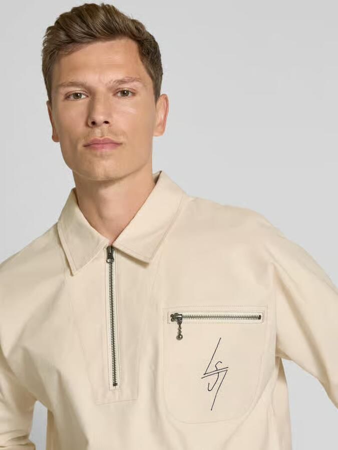 DEUS EX MACHINA Sweatshirt met korte ritssluiting model 'Specter' - Foto 2