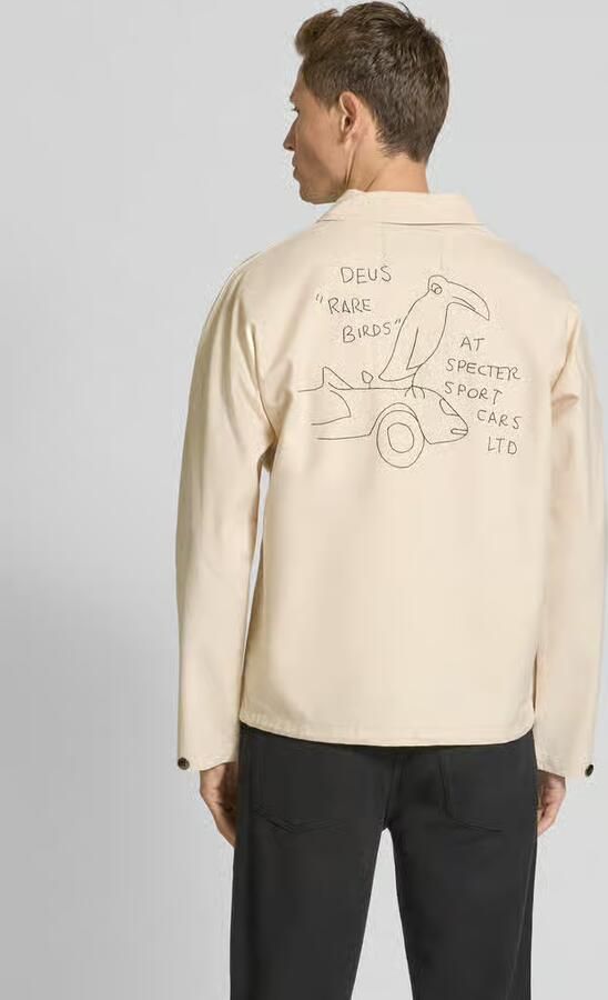 DEUS EX MACHINA Sweatshirt met korte ritssluiting model 'Specter' - Foto 3