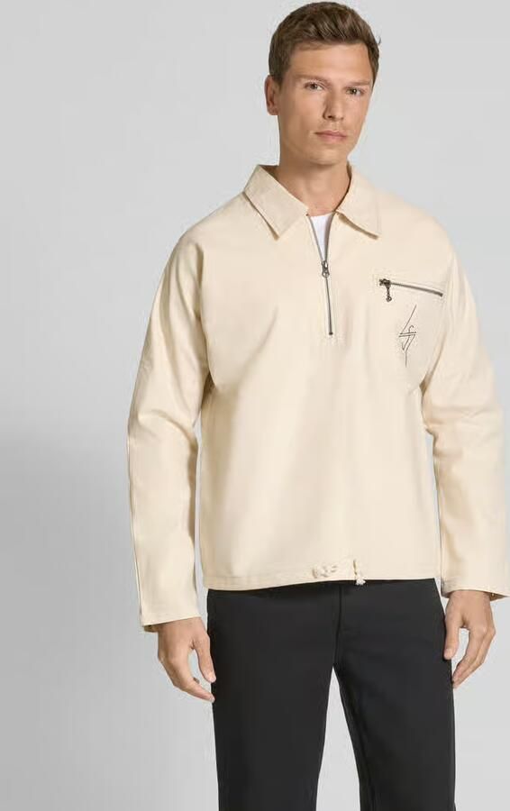 DEUS EX MACHINA Sweatshirt met korte ritssluiting model 'Specter' - Foto 2