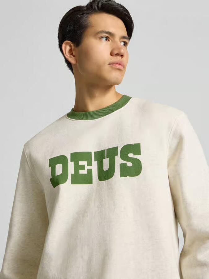 DEUS EX MACHINA Sweatshirt met labelprint en ronde hals - Foto 2