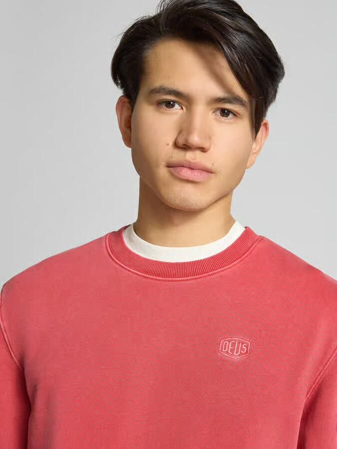DEUS EX MACHINA Sweatshirt met labelstitching en ronde hals - Foto 2