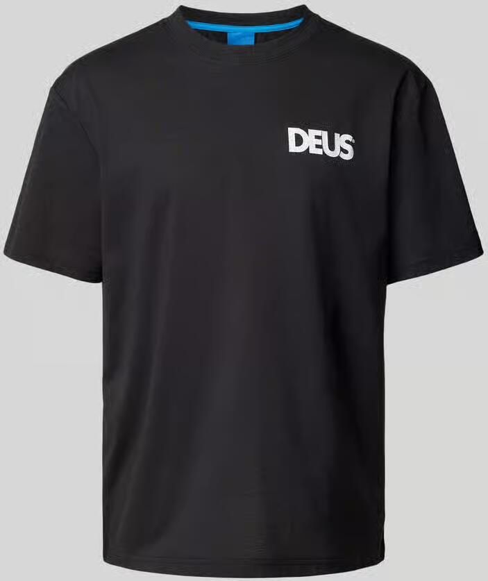 DEUS EX MACHINA T-shirt met labelprint