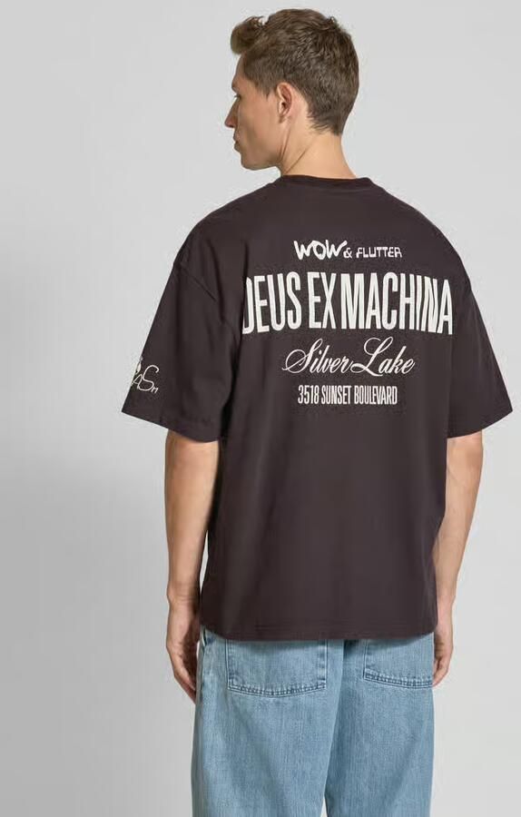 DEUS EX MACHINA T-shirt met labelprint