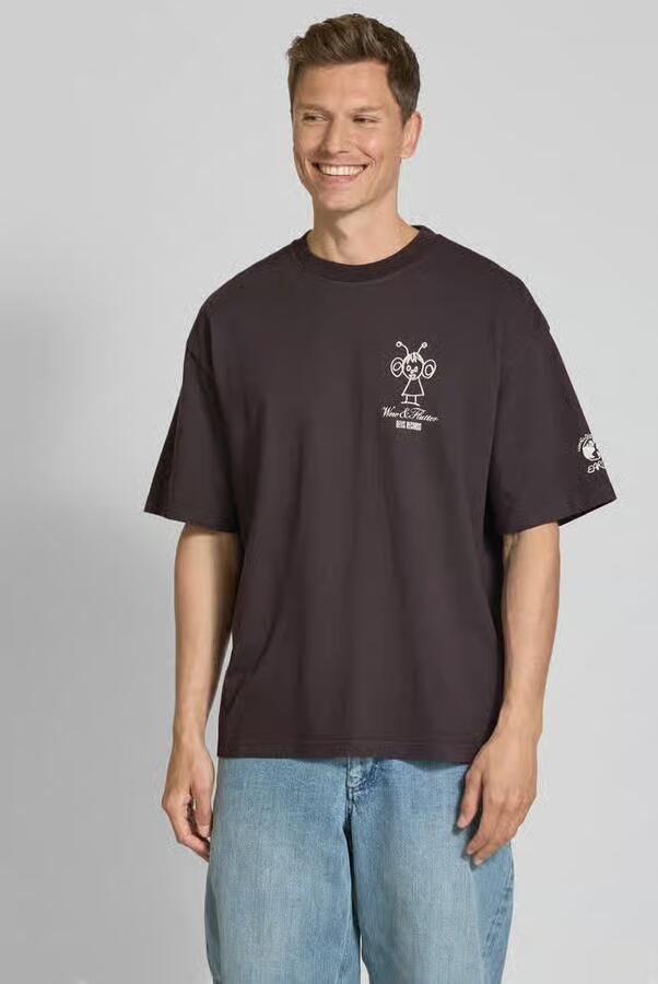 DEUS EX MACHINA T-shirt met labelprint - Foto 2