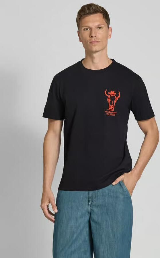 DEUS EX MACHINA T-shirt met labelprint model 'Showdown' - Foto 2