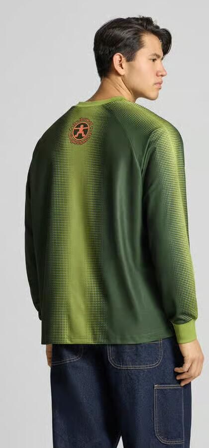 DEUS EX MACHINA Tricot met labelprint en ronde hals