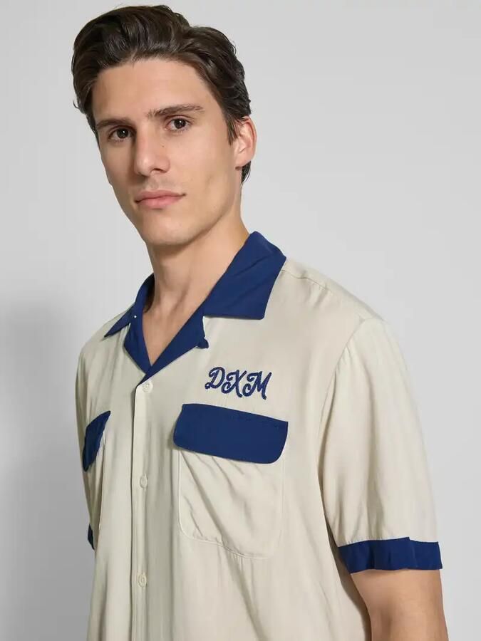 DEUS EX MACHINA Vrijetijdsoverhemd van viscose met borstzakken model 'Diablo' - Foto 3