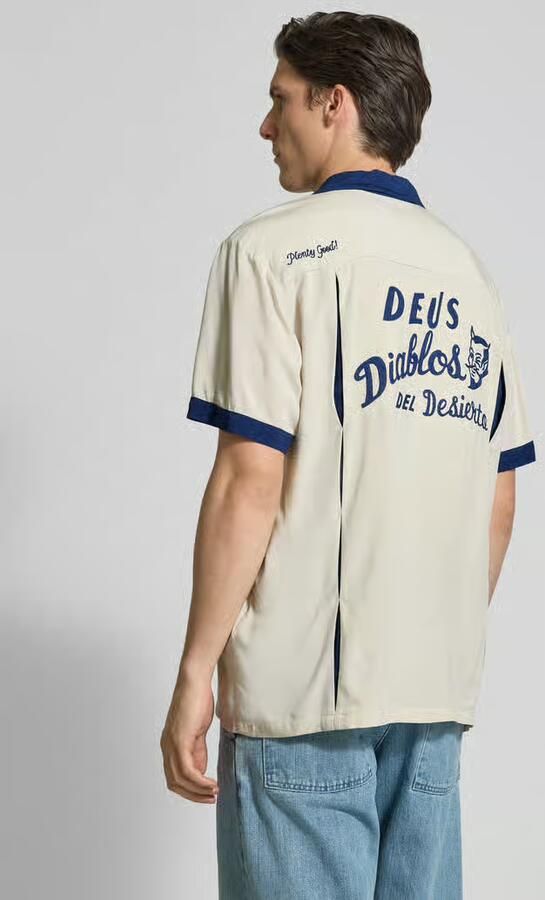 DEUS EX MACHINA Vrijetijdsoverhemd van viscose met borstzakken model 'Diablo' - Foto 5