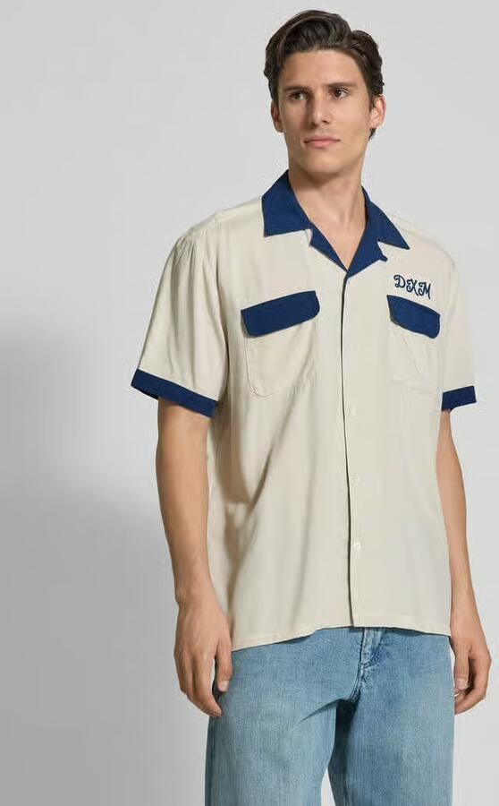 DEUS EX MACHINA Vrijetijdsoverhemd van viscose met borstzakken model 'Diablo' - Foto 4