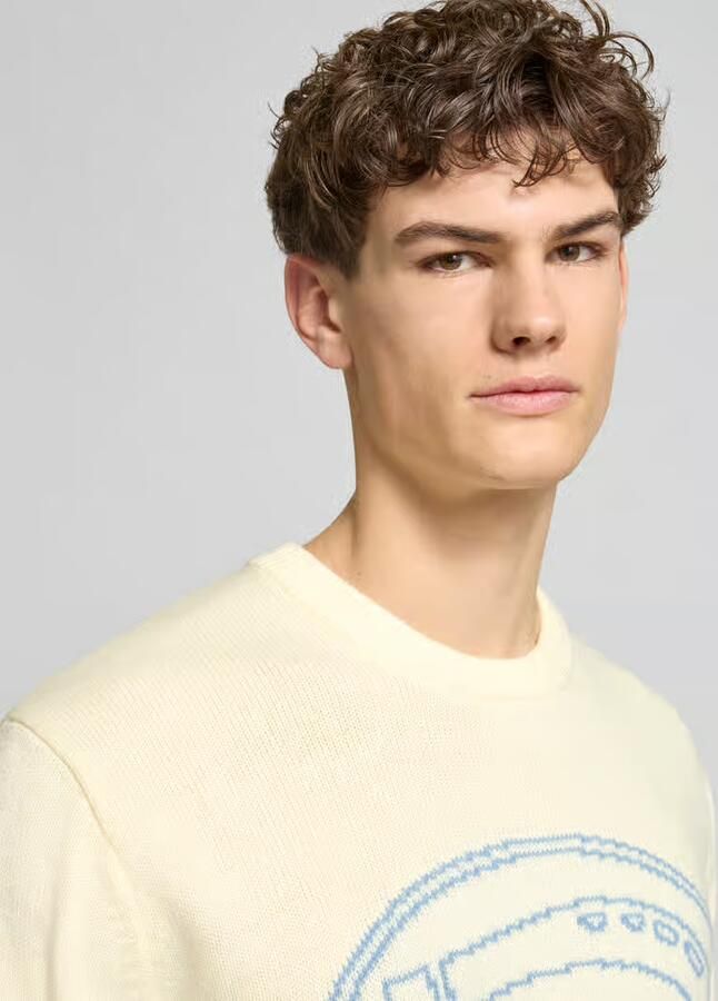 Dickies Gebreide pullover met logo en ronde hals - Foto 2
