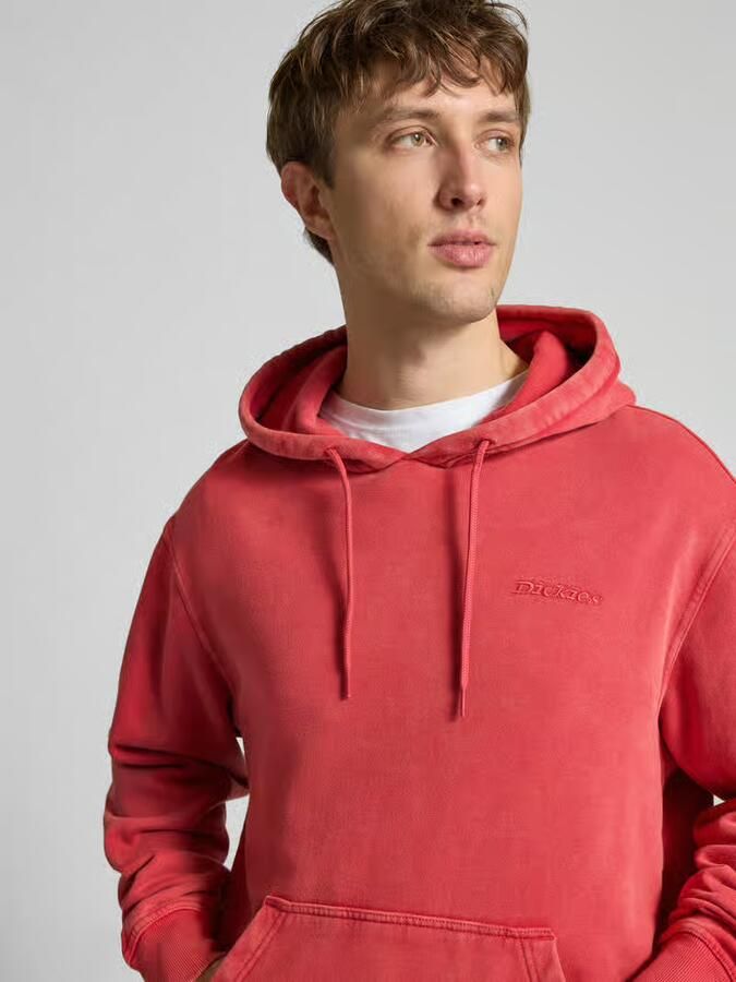 Dickies Hoodie met labelstitching en kangoeroezak