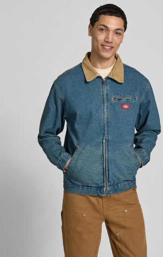 Dickies jeansjack met labeldetail en ritssluiting - Foto 4