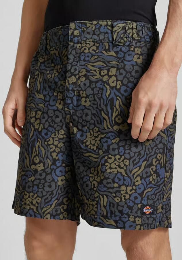Dickies Regular fit korte broek met all-over print model 'SALTVILLE'