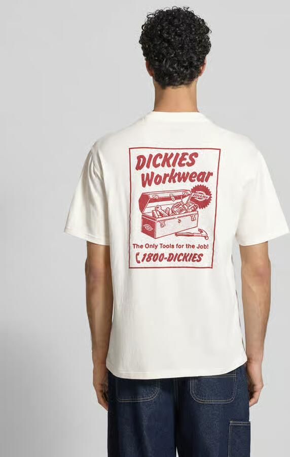 Dickies Regular fit T-shirt met motiefprint model 'DRY RIDGE'