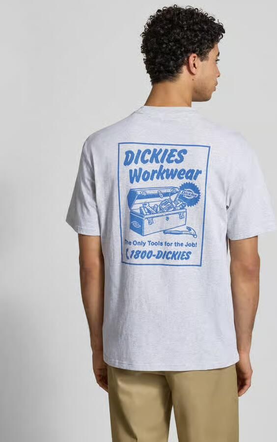Dickies Regular fit T-shirt met motiefprint model 'DRY RIDGE'
