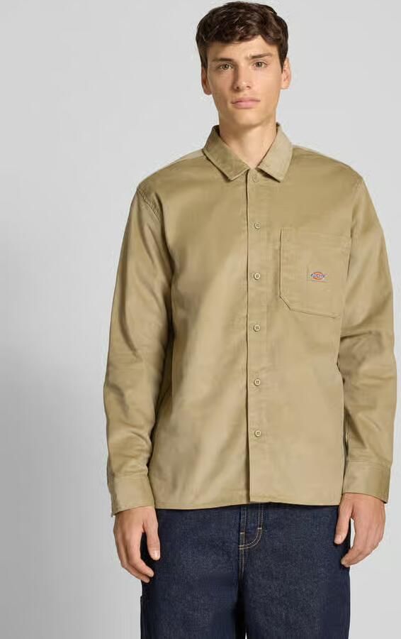 Dickies Overhemd Lange Mouw CORDUROY SHIRT DK0A8652-KHK1 KHAKI - Foto 2