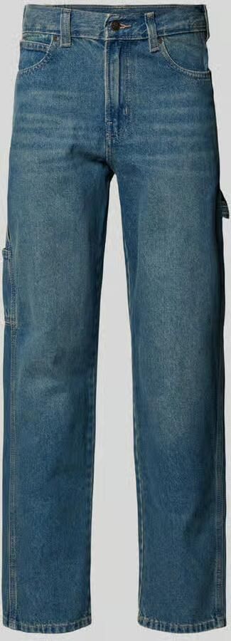 Dickies Regular tapered fit jeans in used-look