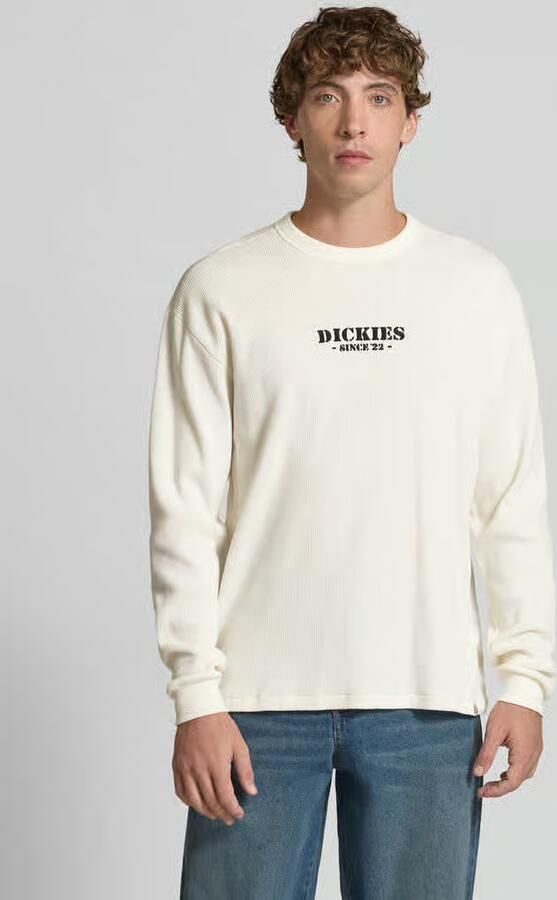 Dickies Shirt met lange mouwen labelstitching en ronde hals - Foto 2