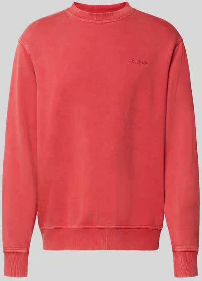 Dickies sweatshirt met labelstitching en ronde hals - Foto 2