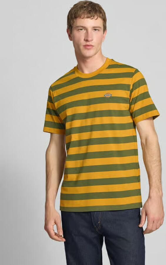 Dickies T-shirt met labelstitching model 'RIVERGROVE' - Foto 2