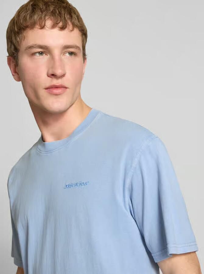 Dickies T-shirt met ronde hals en labelstitching
