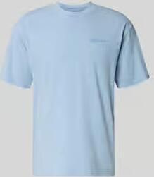 Dickies T-shirt met ronde hals en labelstitching