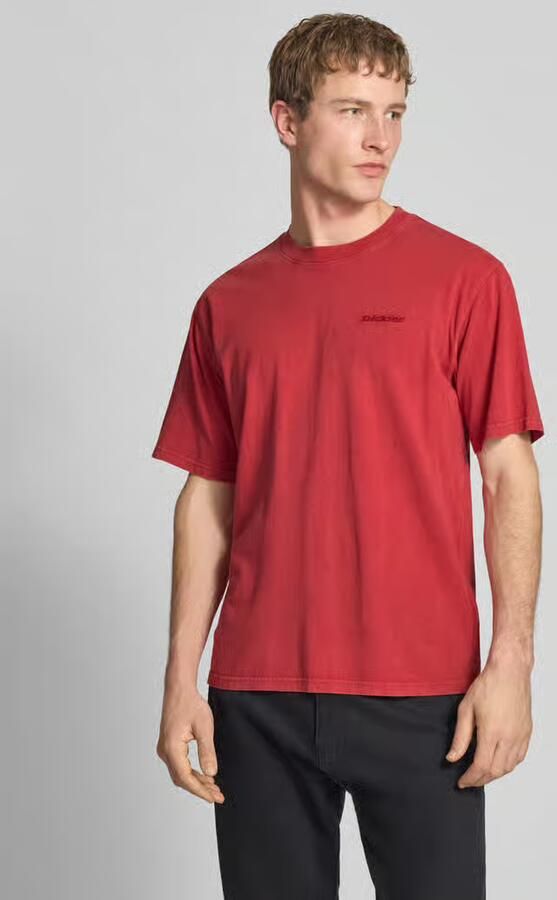 Dickies T-shirt met ronde hals en labelstitching - Foto 3
