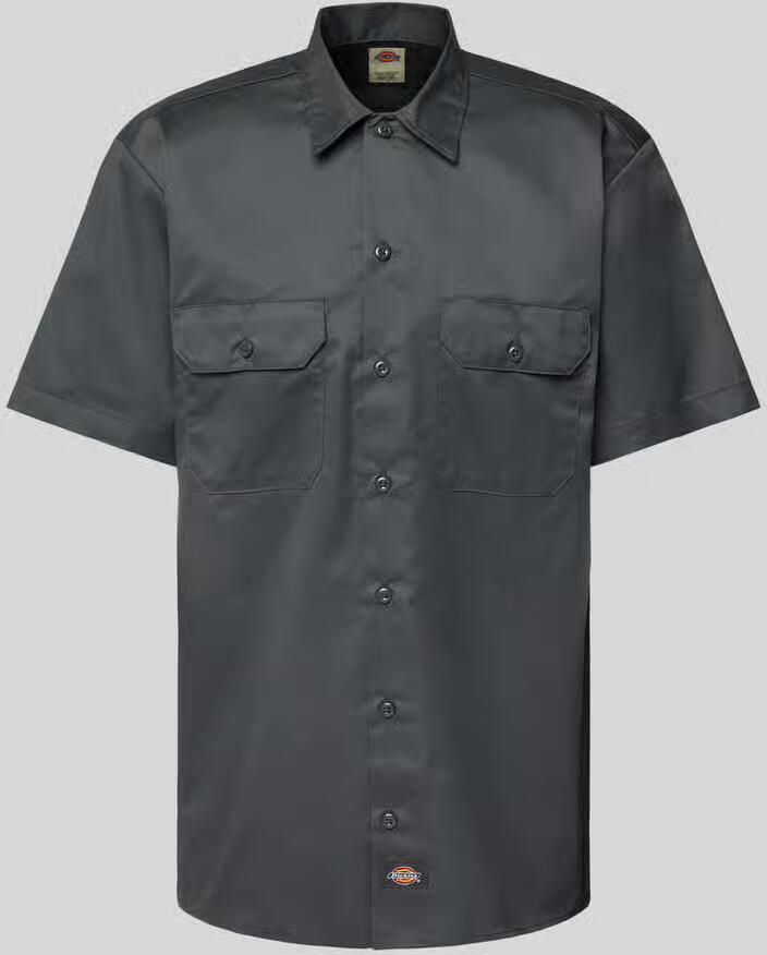 Dickies Work Shirt Short Sleeve Rec Korte mouwen Kleding charcoal grey maat: XL beschikbare maaten:S M L XL