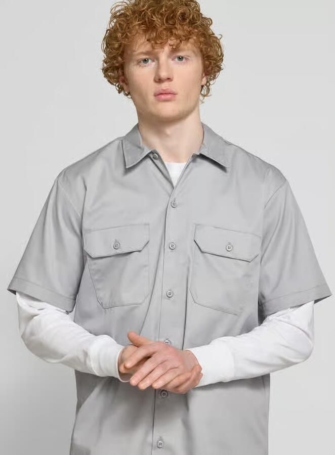Dickies Overhemd Lange Mouw Work shirt ss rec