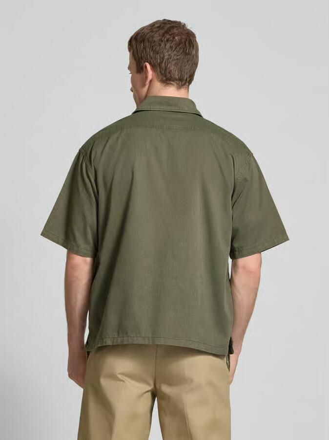 Dickies Overhemd Lange Mouw UNIONVILLE WORK SHIRT DK0A4Z7Q-MGR1 MILITARE - Foto 2
