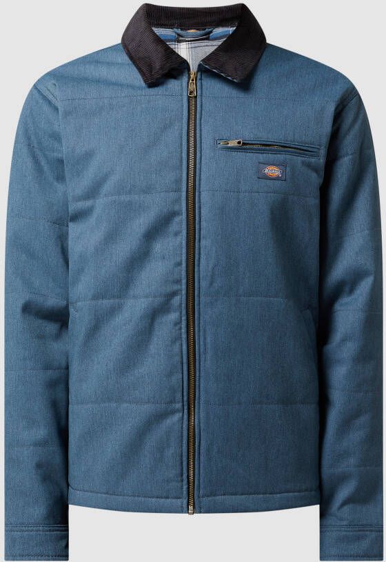 Dickies Gewatteerd jack met platte kraag model 'Pedro'