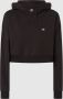 Dickies Zwarte trui met capuchon en logo patch Zwart Dames - Thumbnail 1