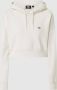 Dickies Witte crop hoodie met logo patch voor dames Beige Dames - Thumbnail 2