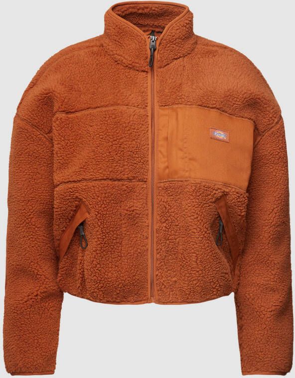 Dickies Sherpa jacket met opstaande kraag model 'RED CHUTE FLEECE'