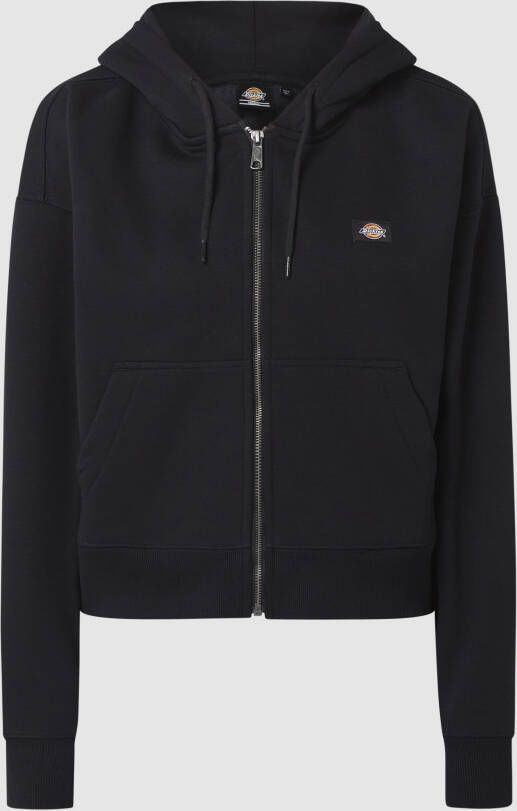 Dickies Zwart Zip-Through Sweatshirt Herfst Winter Black Dames