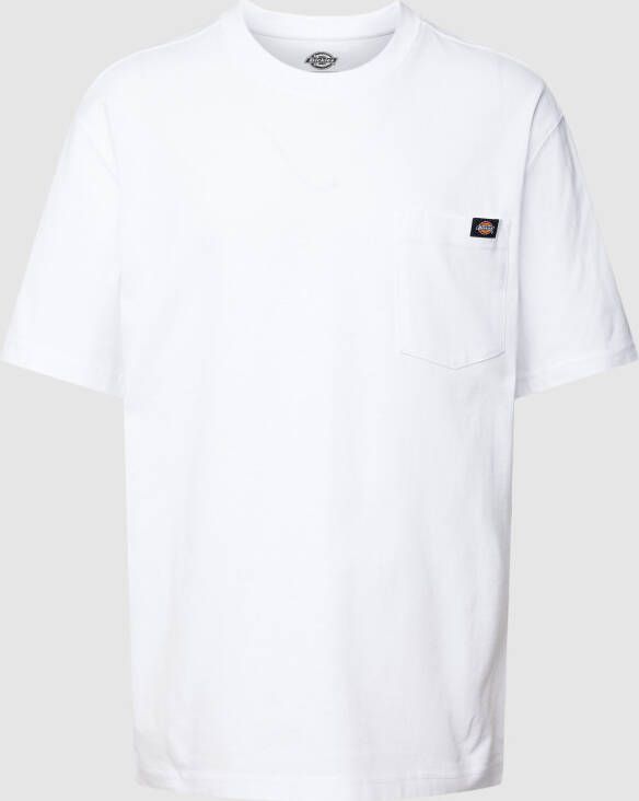 Dickies T-shirt van puur katoen met logodetail model 'PORTERDALE'