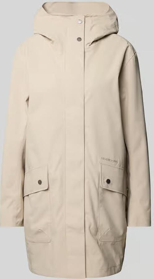Didriksons Lange parka met klepzakken model 'GWEN'