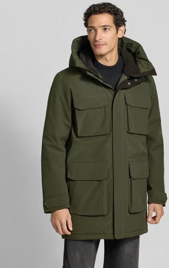 Didriksons Parka met capuchon en pattetassen model 'AIDEN' - Foto 2