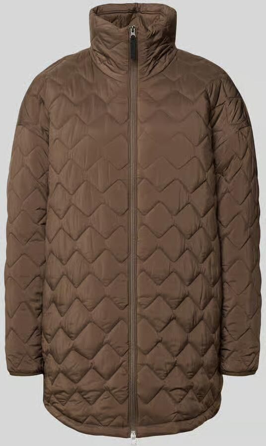 Didriksons Parka met doorgestikte naden en opstaande kraag model 'NIMA'