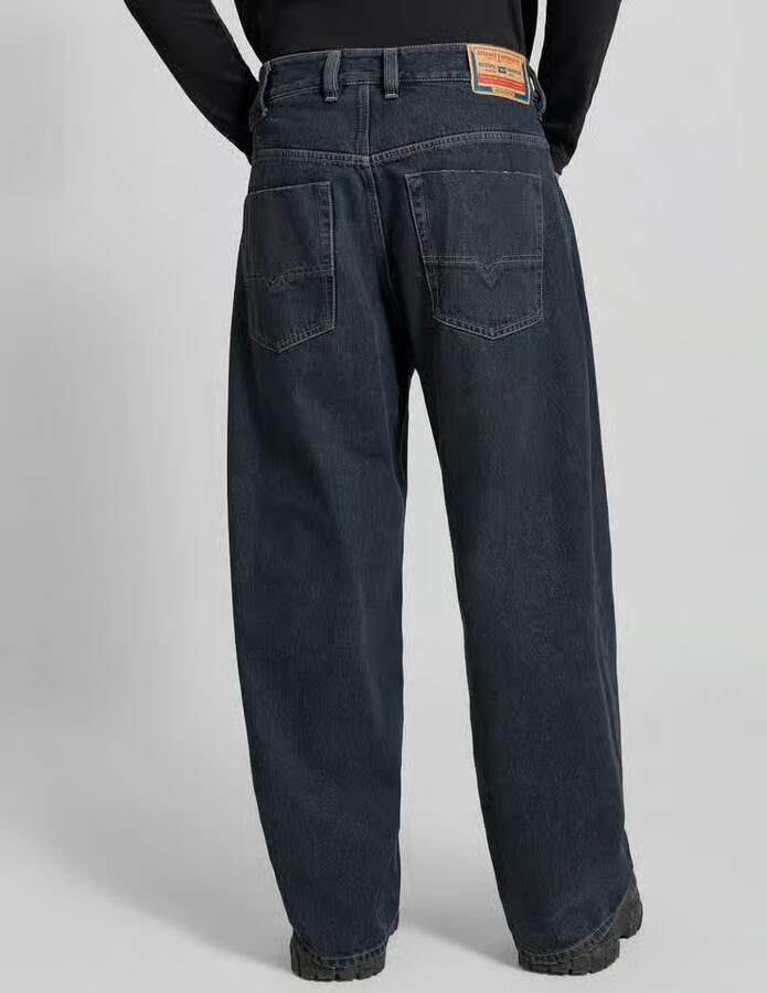 Diesel Baggy jeans met labelpatch model 'H-JEANS' - Foto 2