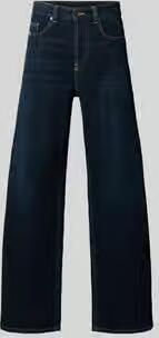 Diesel baggy jeans van denim met dark wash model 'H-JEANS'