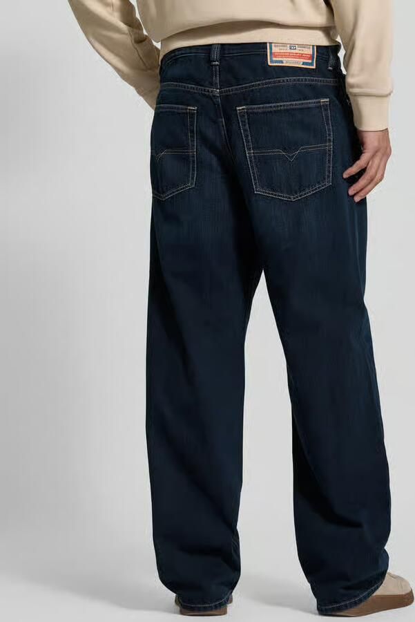 Diesel baggy jeans van denim met dark wash model 'H-JEANS' - Foto 3