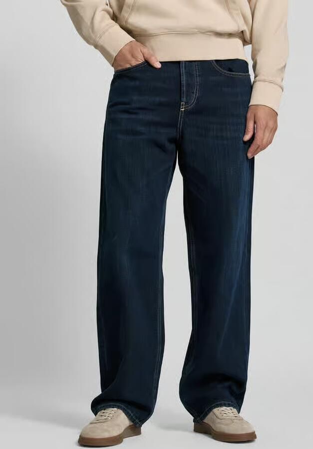 Diesel baggy jeans van denim met dark wash model 'H-JEANS' - Foto 2