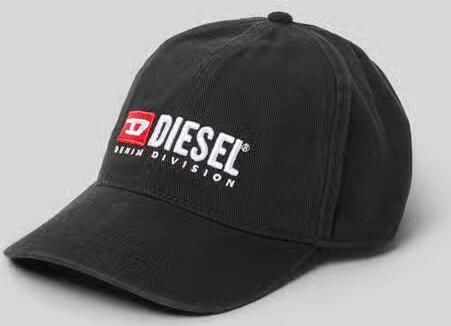 Diesel Corry-Div-Wash baseball ap Black Heren - Foto 6