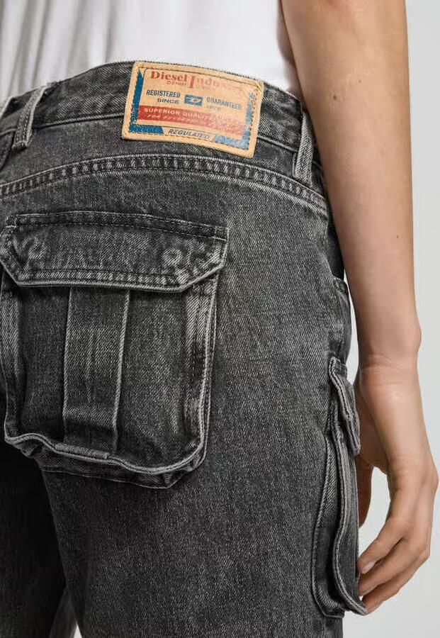 Diesel Cargobroek in denimlook - Foto 2