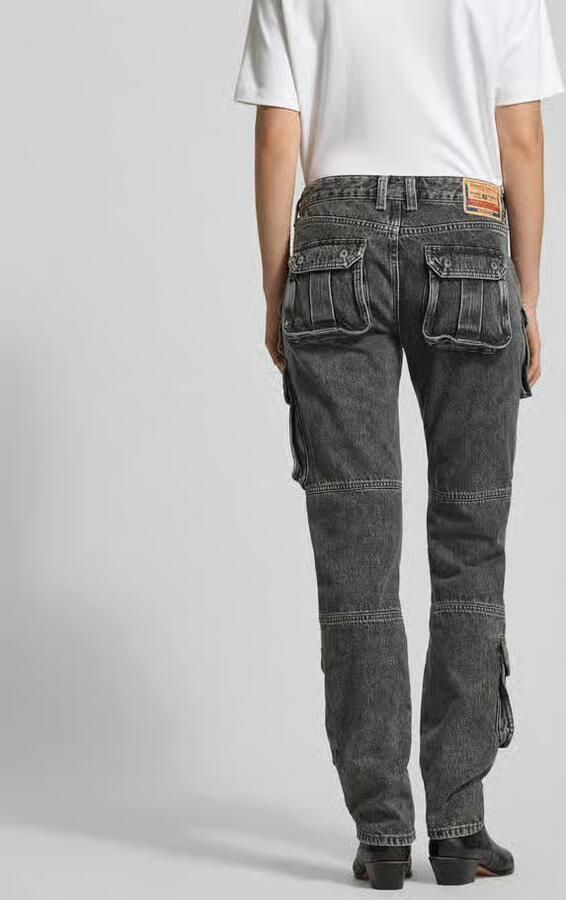 Diesel Cargobroek in denimlook - Foto 4