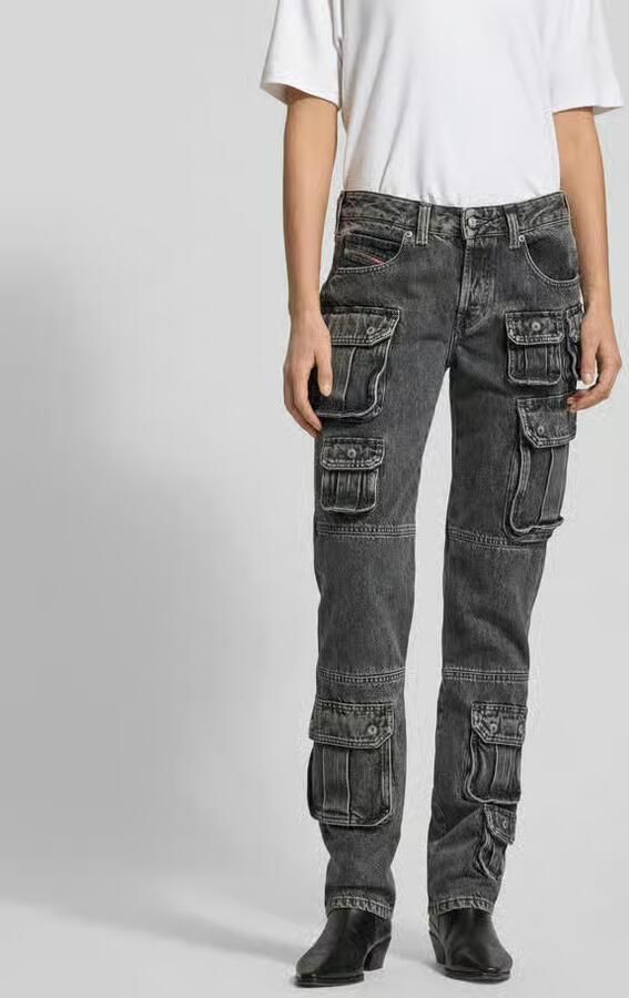 Diesel Cargobroek in denimlook - Foto 3