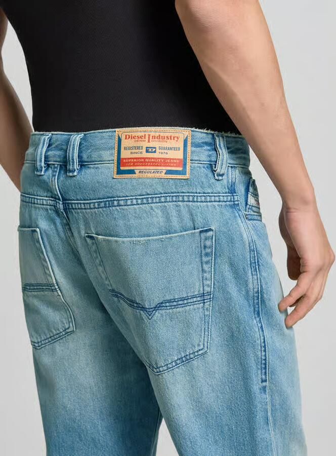 Diesel Flared Fit Jeans met logo-patch