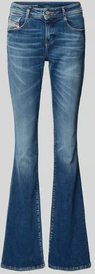 Diesel Blauwe Gewassen Denim Broek Blue Dames - Foto 6