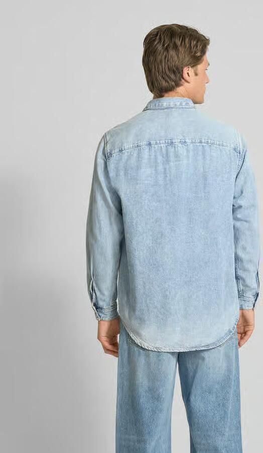 Diesel Jeanshemd met drukknoopsluiting - Foto 3